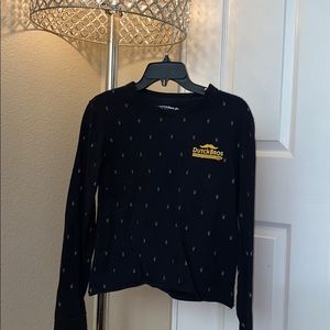 Cropped DUTCH BROS. Black Long sleeve